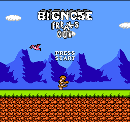 Big Nose Freaks Out (USA) (Unl) Title Screen